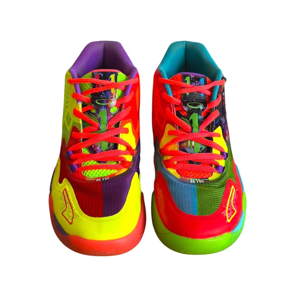 Puma MB.01 Be You LaMelo Ball Basketball Shoes Multicolor Rare Mens Size 10 - Picture 2 of 14